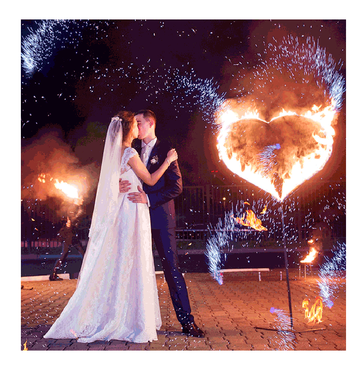Организация пиротехнического шоу на свадьбу  Балтийск | baltijsk.salutsklad.ru