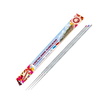 Триколор 300 мм. Бенгальские огни цветные купить в Балтийске | baltijsk.salutsklad.ru