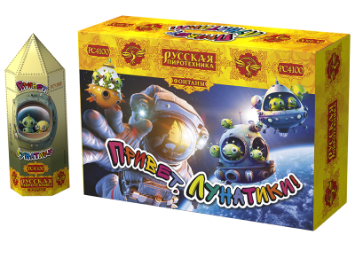 Привет, лунатики! Пиротехнический фонтан купить в Балтийске | baltijsk.salutsklad.ru