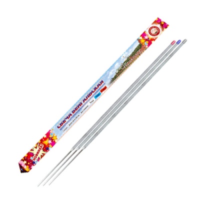 Триколор 400 мм. Бенгальские огни цветные купить в Балтийске | baltijsk.salutsklad.ru